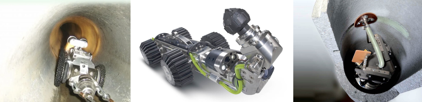 UGV d'exploration et de réparation de canalisation