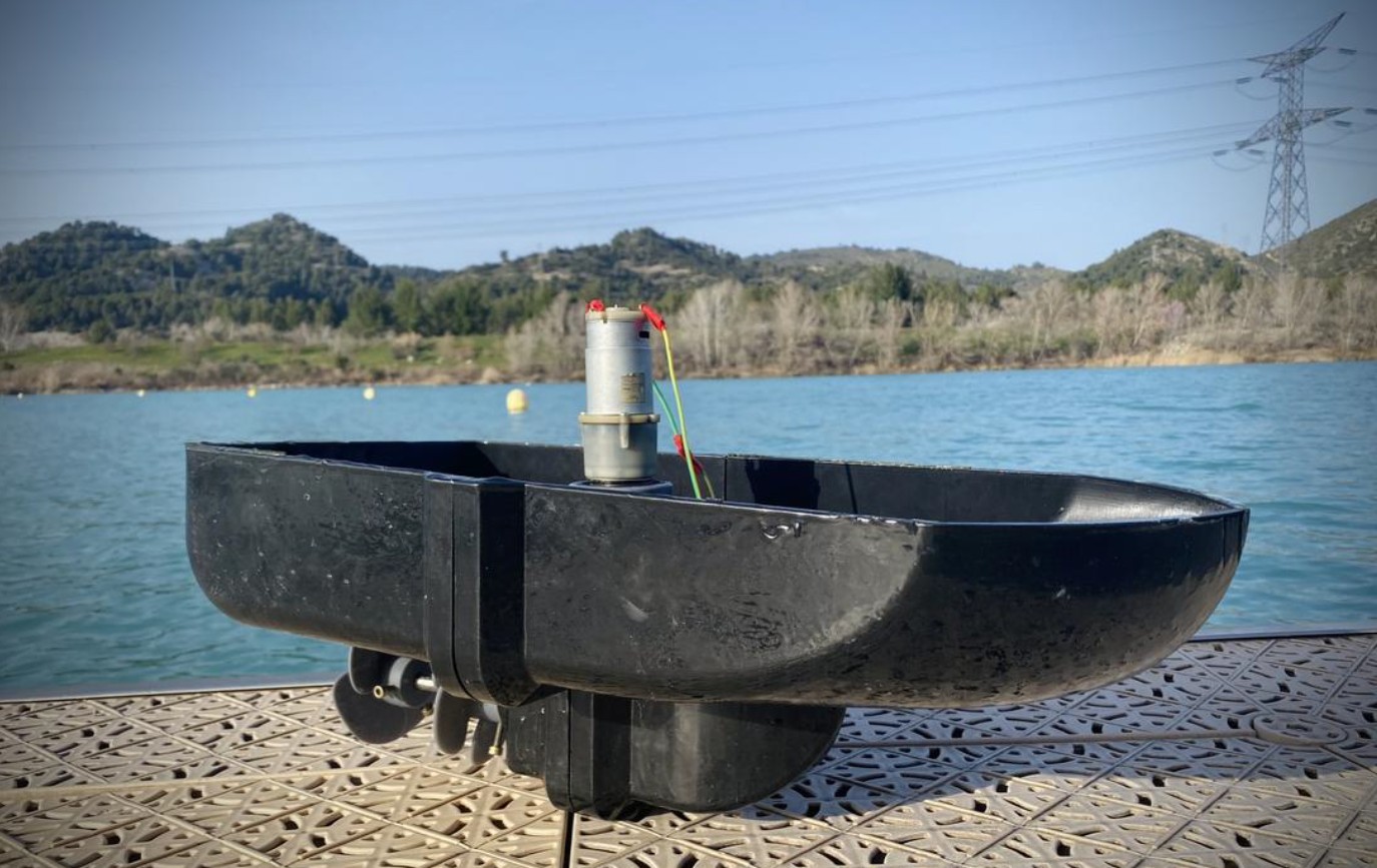 Drone marin à hélices contrarotatives (3A-2026)