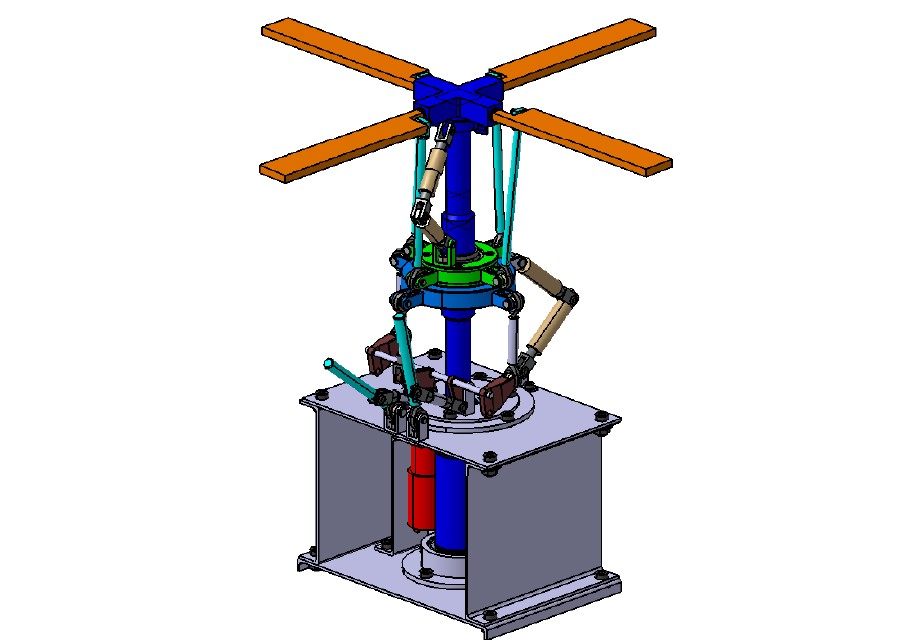 Maquette de rotor d'hélicoptère (3A-2026)